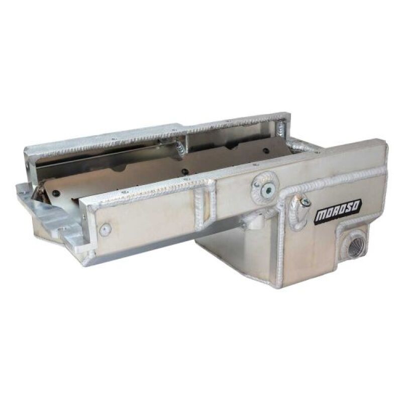 Moroso Dart LS Next (Non-Skirted) -16AN External Wet Sump Drag Race Aluminum Oil Pan - Moroso - part 20135 - TLNS Motorsports