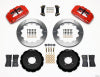 Wilwood FSLI4 Front Hat Kit 13.00in Red 2003-05 Scion xA xB - Wilwood - part 140-8335-R - TLNS Motorsports