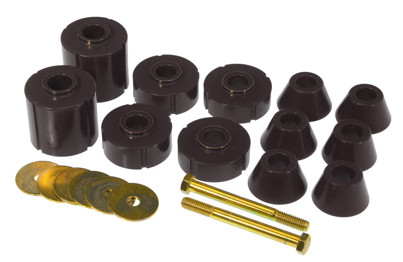 Prothane 73-80 GM Body Mount 12 Bushing Kit - Black - Prothane