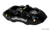 Wilwood Caliper-D8-4 Front Black 1.88in Pistons 1.25 Disc - Wilwood - part 120-10525-BK - TLNS Motorsports