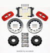 Wilwood AERO6 Front Hat Kit 14.00 Drilled Red 63-87 C10 w/ Wilwood Pro Spindles - Wilwood - part 140-15305-DR - TLNS Motorsports