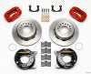 Wilwood Forged Dynalite P/S Park Brake Kit Red New Big Ford 2.50in Offset Front Caliper Mount - Wilwood - part 140-9791-R - TLNS Motorsports