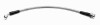 Wilwood 13in OAL Flexline -3 Hose to 45 Deg. Block M10 x 1.00 Bubble Flare - Wilwood - part 220-8514 - TLNS Motorsports