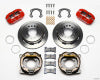 Wilwood Dynapro Low-Profile 11.00in P-Brake Kit - Red Ford 8.8 Special w/2.50in Offset-5 Lug - Wilwood - part 140-13724-R - TLNS Motorsports
