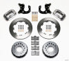Wilwood Forged Dynalite P/S Rear Kit Polished Big Ford 2.36in Offset - Wilwood - part 140-2115-P - TLNS Motorsports