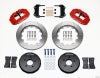 Wilwood Narrow Superlite 6R Front Hat Kit 14.00in Red Nissan 350Z/Fiti G35 - Wilwood - part 140-9192-R - TLNS Motorsports