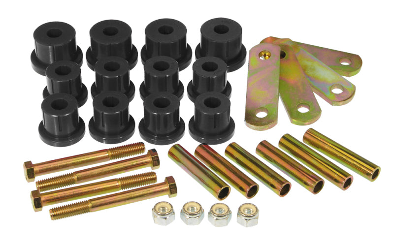 Prothane 62-67 Chevy Nova HD Spring & Shackles Bushings - Black - Prothane