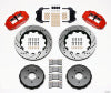 Wilwood Narrow Superlite 6R Front Hat Kit 14.00in Drilled Red 2004-2006 Pontiac GTO - Wilwood - part 140-9296-DR - TLNS Motorsports