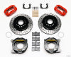 Wilwood Forged Dynalite P/S P-B Kit Drilled Red New Big Ford 2.36in Offset - Wilwood - part 140-7582-DR - TLNS Motorsports