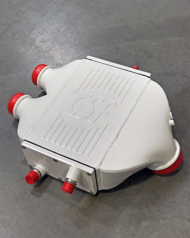 CSF 2014+ BMW M3/M4 (F8X) Top Mount Charge-Air-Cooler - Alpine White - CSF - part 8082AW - TLNS Motorsports