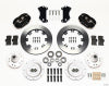 Wilwood Forged Dynalite Front Kit 12.19in Heidts Tri -5 2 inch Drop Spindle - Wilwood - part 140-12306 - TLNS Motorsports