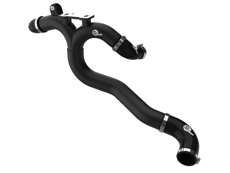 aFe 19-26 Genesis G70 V6 3.3L (tt) BladeRunner Aluminum Hot Charge Pipe - Black - aFe - part 46-20808-B - TLNS Motorsports