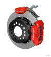 Wilwood Forged Dynalite P/S Rear Kit w/MC4 P-Brake Red Chev 12 Bolt w/Clip Eliminator - Wilwood - part 140-14224-R - TLNS Motorsports