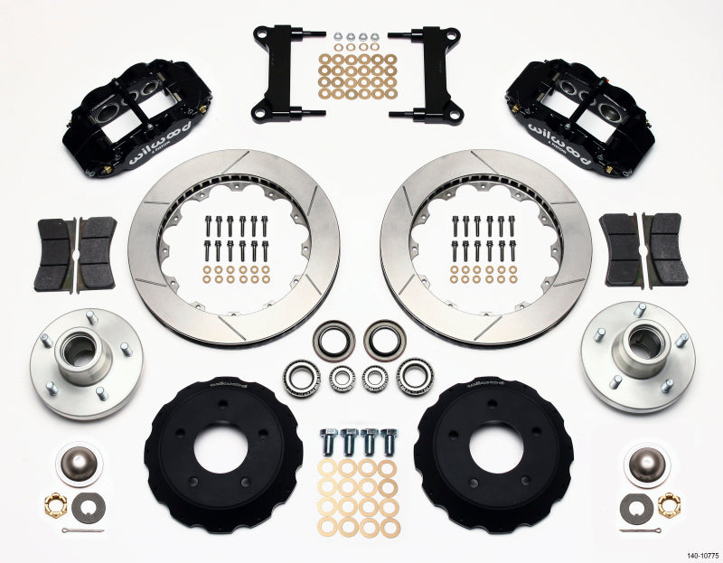 Wilwood Narrow Superlite 6R Front Hub Kit 13.06in Chevy C-10 60-87 CPP Drop Spindle - part 140-10775 - TLNS Motorsports