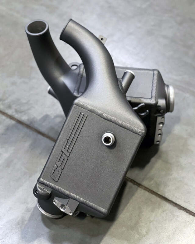 CSF 16-21 BMW M5 (F90) / 17-21 BMW M8 (F91/F92/F93) Twin Charge-Air-Cooler Set - Space Grey Matte - CSF - part 8178SGM - TLNS Motorsports