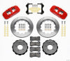 Wilwood AERO6 Front Hat Kit 14.00 Red 99-06 BMW E46 - Wilwood - part 140-11974-R - TLNS Motorsports