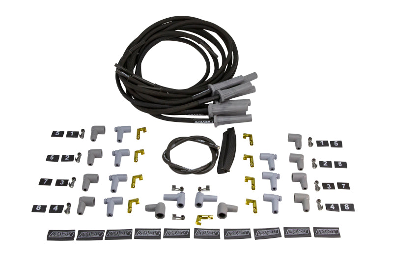 Fast Wire Set, Firewire W/ Sleeve, 8 Cyl., Straight Plug, Univ. - FAST - part 295-0081 - TLNS Motorsports