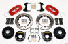 Wilwood AERO4 Rear P-Brake Kit 14.00in Drilled Red Small Ford 2.50in Offset - Wilwood - part 140-10949-DR - TLNS Motorsports