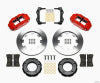 Wilwood Narrow Superlite 4R Front Kit 12.19in Drilled Red 82-86 Jeep CJ - Wilwood - part 140-12613-R - TLNS Motorsports