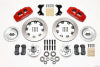 Wilwood Dynapro 6 Front Hub Kit 12.19in Red WWE ProSpindle - Wilwood - part 140-10741-R - TLNS Motorsports