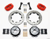 Wilwood Dynapro Rear Kit 12.19in Drilled Red Subaru Impreza WRX - Wilwood - part 140-7006-DR - TLNS Motorsports