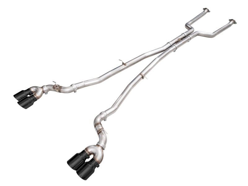 AWE Tuning BMW G90/G99 M5 Track Edition Cat-Back Exhaust - Diamond Black Tips - AWE Tuning - part 3020-43790 - TLNS Motorsports
