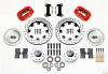 Wilwood Forged Dynalite Front Kit 12.19in Drilled Red 82-92 Camaro//Firebird - Wilwood - part 140-11275-DR - TLNS Motorsports