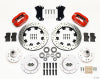 Wilwood Forged Dynalite Front Kit 12.19in Drilled Red Heidts Tri -5 2 inch Drop Spindle - Wilwood - part 140-12306-DR - TLNS Motorsports