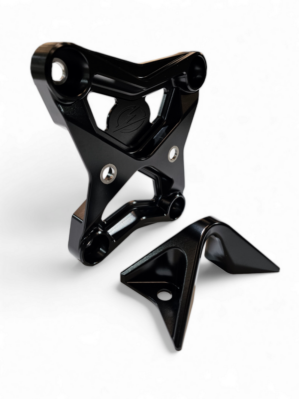 Elektric Offroad 2017-2021 Can Am X3 Maverick Volt Radius Rod Plate Anodized Black - Elektric Off Road - part RRP210012 - TLNS Motorsports