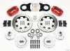 Wilwood Dynapro Dust-Boot Front Kit 12.19in Drill Red 1965-1969 Mustang Disc & Drum Spindle - Wilwood - part 140-13344-DR - TLNS Motorsports