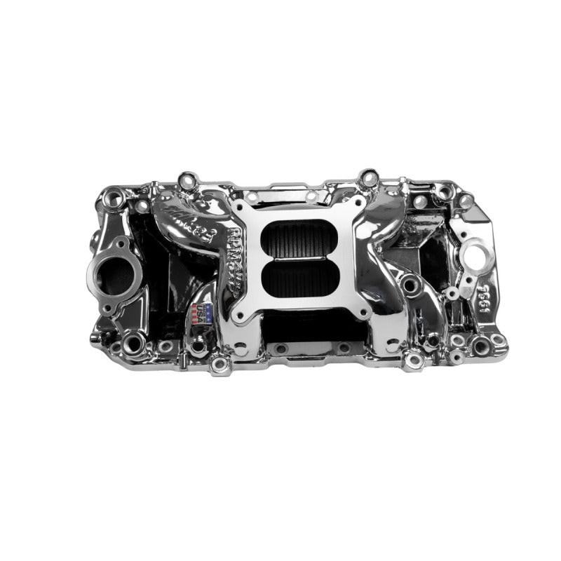 Edelbrock RPM Air-Gap Intake Manifold for Big-Block Chevy Oval Port - Chrome Plasma Finish - Edelbrock - part 7561-CP - TLNS Motorsports