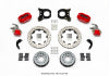 Wilwood Forged Dynalite P/S Rear Kit w/MC4 P-Brake Drill Red Chev 12 Bolt w/Clip Elimin-Staggered - Wilwood - part 140-14259-DR - TLNS Motorsports