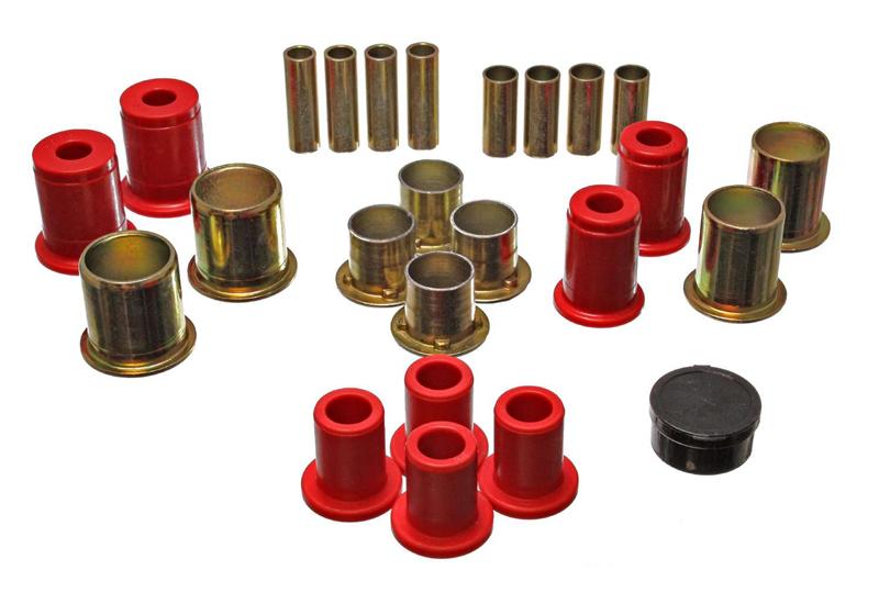 Energy Suspension 91-96 Buick LeSabre / 90-94 Chevy Astro Red Front Lower and Upper Control Arm Bush - part 3.3173R - TLNS Motorsports