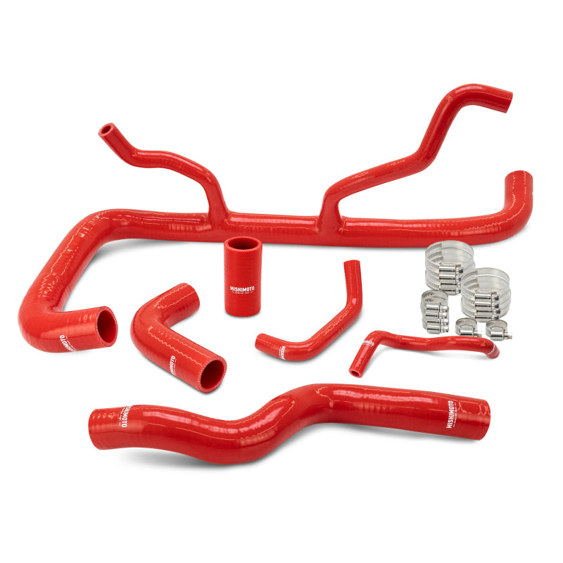 Mishimoto 2024+ Toyota Tacoma Silicone Coolant Hose Kit - AT - Red - Mishimoto - part MMHOSE-TAC-24ARD - TLNS Motorsports