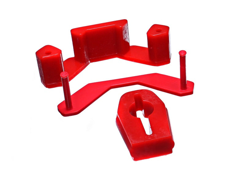 Energy Suspension Manual Trans Mount And Shifter Bushing Set - Red - Energy Suspension - part 4.1140R - TLNS Motorsports