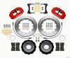 Wilwood Narrow Superlite 6R Front Hat Kit 14.00in Red 2008-up Hyundai Genesis Coupe w/Lines - Wilwood - part 140-13044-R - TLNS Motorsports