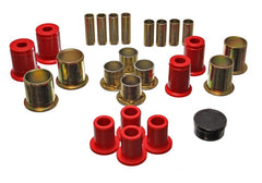 Energy Suspension 91-96 Buick LeSabre / 90-94 Chevy Astro Red Front Lower and Upper Control Arm Bush - part 3.3173R - TLNS Motorsports