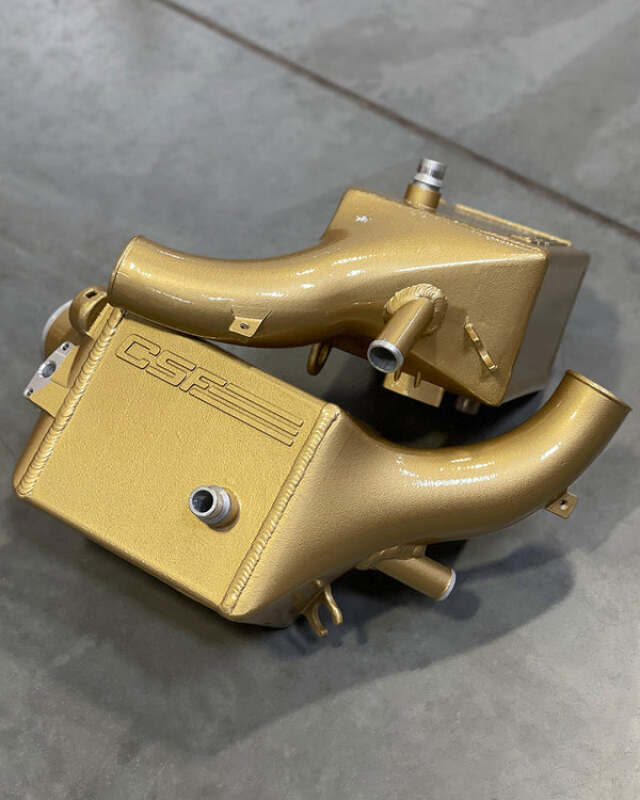 CSF 2025+ BMW G90 M5 / G99 M5 Touring Charge Air Cooler - Carbon Ceramic Gold Matte - CSF - part 8351CCGM - TLNS Motorsports
