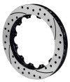 Wilwood Rotor-SV-SRP 72 Iron-RH-BLK-Drill 14.00 x 1.25 - 12 on 8.75in - Wilwood - part 160-8396-BK - TLNS Motorsports
