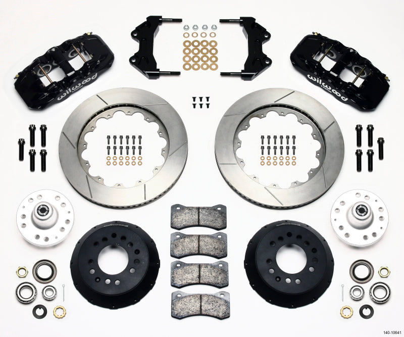 Wilwood AERO6 Front Hub Kit 14.00 WWE ProSpindle - part 140-10641 - TLNS Motorsports