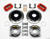 Wilwood Dynapro Low-Profile 11.00in P-Brake Kit Drill-Red Big Ford 2.36in Offset Currie - Wilwood - part 140-11388-DR - TLNS Motorsports