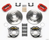 Wilwood Dynapro Dust-Boot P/S Park Brake Kit Red Small Ford 2.66in Offset - Wilwood - part 140-13205-R - TLNS Motorsports