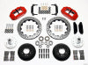 Wilwood Narrow Superlite 6R Front Hub Kit 12.88in Drilled Red 1970-1973 Mustang Disc Spindle - Wilwood - part 140-10220-DR - TLNS Motorsports