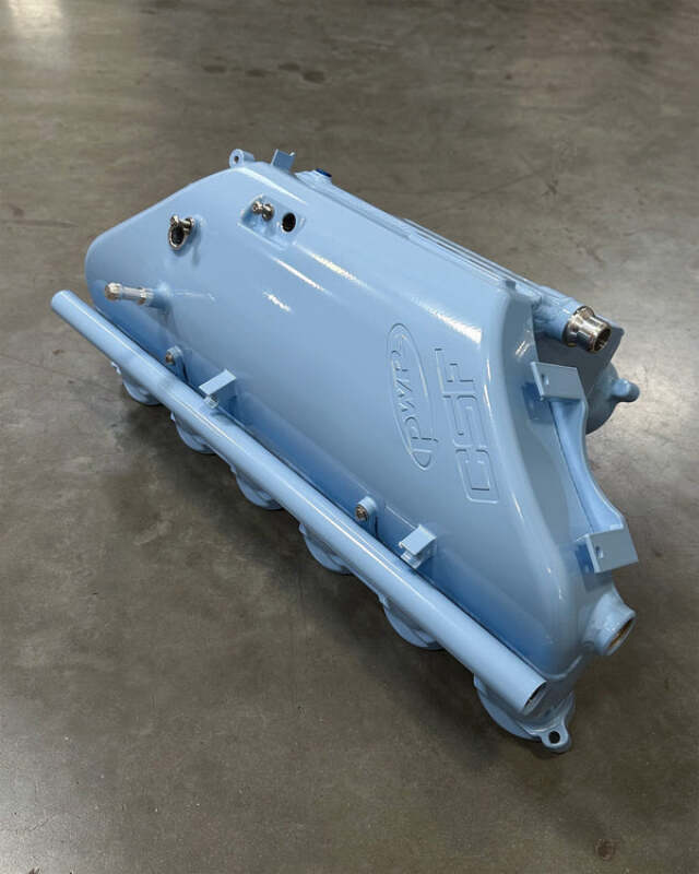 CSF BMW M2/M3/M4 S58 (G8X) Charge-Air Cooler Manifold - Zandvoort Blue - CSF - part 8233ZB - TLNS Motorsports