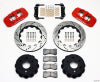 Wilwood AERO4 RearTruck Kit 14.25in Drill Red 1999-2010 GM 1500-SUV 1 Piston OE Caliper - Wilwood - part 140-9407-DR - TLNS Motorsports