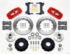 Wilwood AERO6 Front Hub Kit 14.00-Red Chevy C-10 60-87 CPP Drop Spindle - Wilwood - part 140-13692-R - TLNS Motorsports