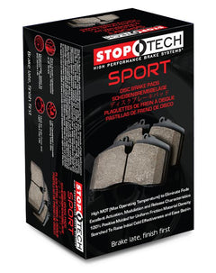 StopTech Performance 01-05 Miata w/ Sport Suspension Rear Brake Pads D891 - part 309.08910 - TLNS Motorsports