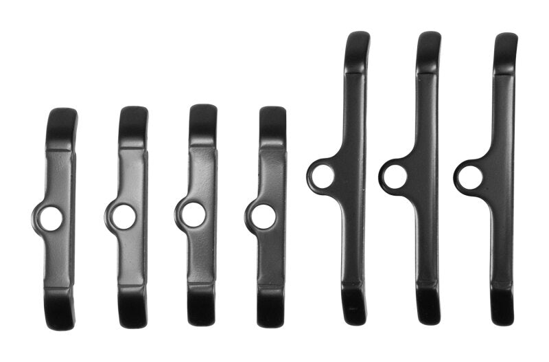 Edelbrock Chevy BB Hold-Down Tab Kit - Black Finish (Qty 7) - Edelbrock - part 44143 - TLNS Motorsports