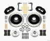 Wilwood Narrow Superlite 6R Front Hub & 1PC Rtr Kit 12.88in Drilled 70-78 Camaro - Wilwood - part 140-12278-D - TLNS Motorsports