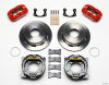 Wilwood Dynapro Low-Profile 11.00in P-Brake Kit - Red New Big Ford 2.50in Offset - Wilwood - part 140-11390-R - TLNS Motorsports